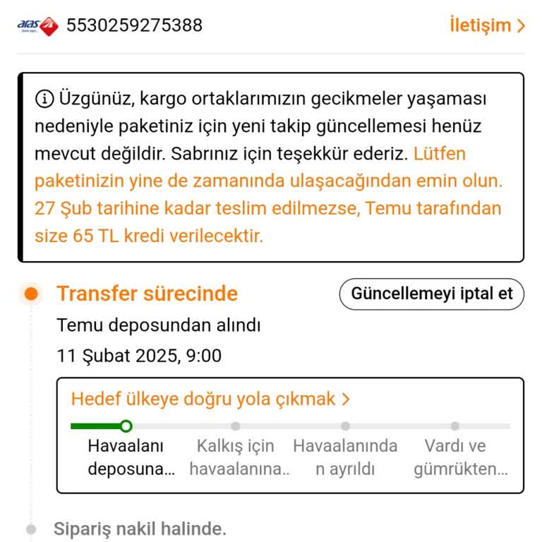 Siparişler Uçakla Bile Gelmedi!