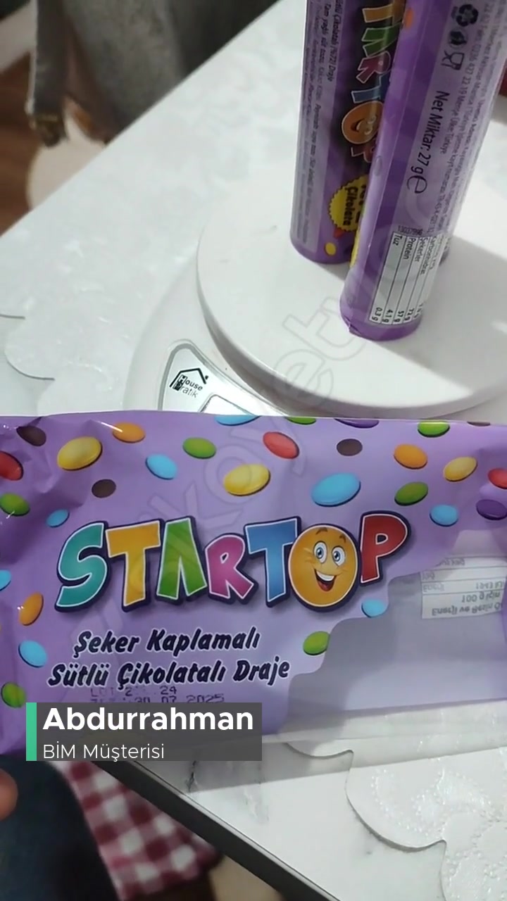 BİM Startop Draje 3'lü Kutu Gramaj Eksik! videonun kapak resmi