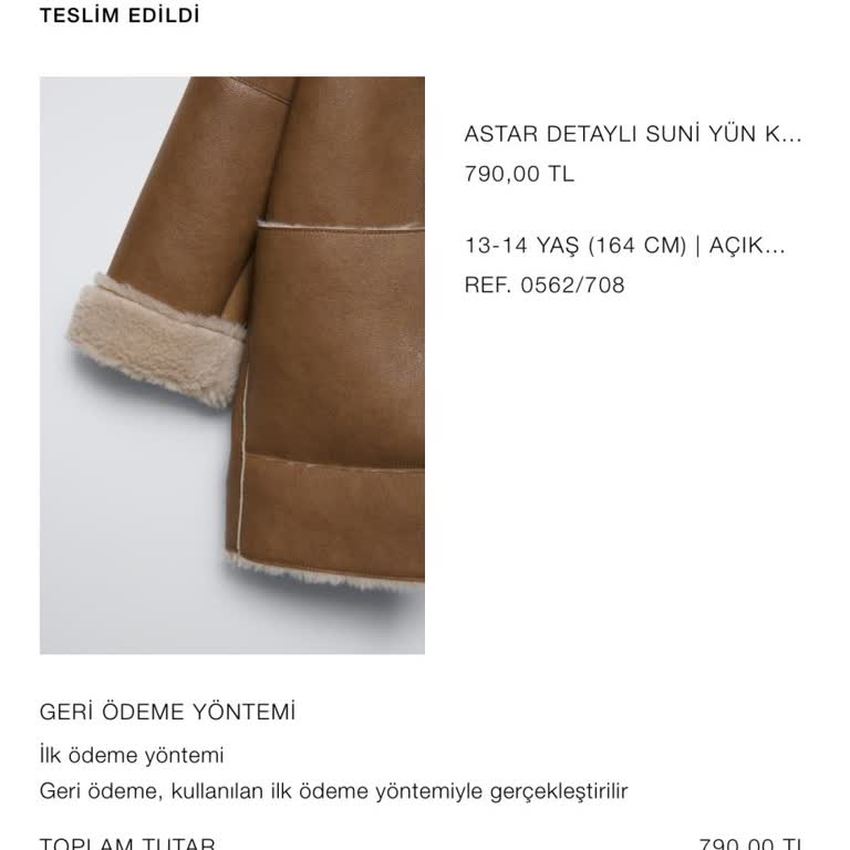 Zara Online Alışveriş İadeleri Sorunu: Yardım Bekliyorum