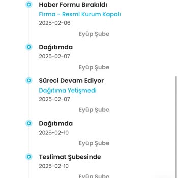 Kargoist Eyüp Şubesi İle Teslimat Sorunu