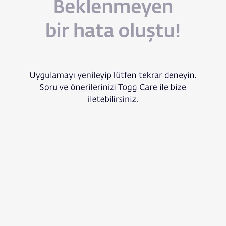 Togg Yeni Araçta Bitmeyen Sorunlar