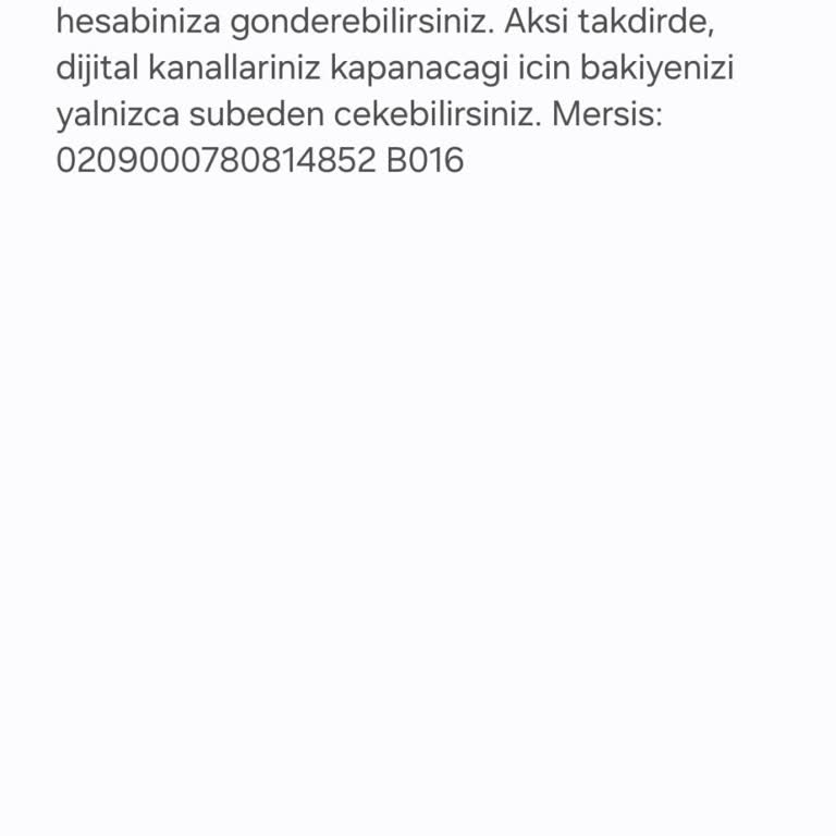 Fibabanka Hesabımın Aniden Kapatılması Ve İletişim Sorunları