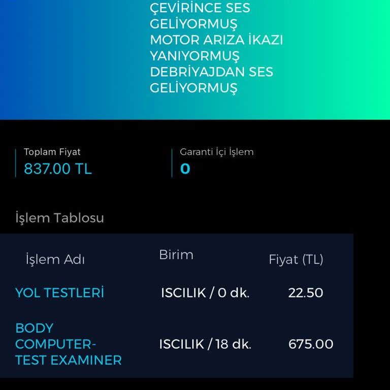 Garantili Araçta Çözülmeyen Sorunlar Ve İlgisizlik