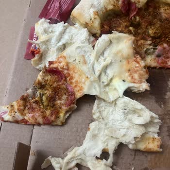 Domino’s Pizza Arrived Undercooked—Raw Dough & No Parmesan