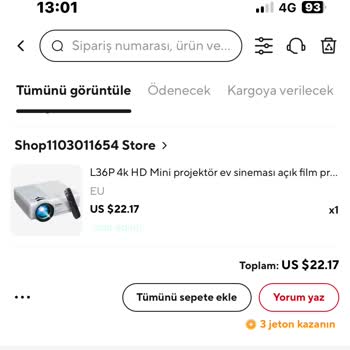 Aliexpress'te Eksik Ürün Ve Yanıltıcı Kargo Numarası