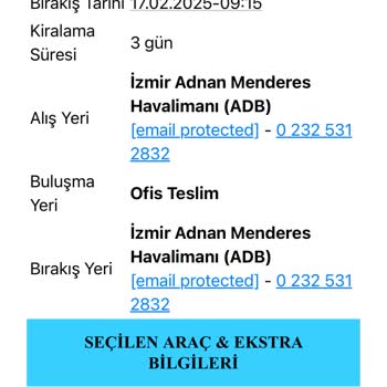 Araç Rezervasyonu Sorunu Ve Müşteri Hizmetleri Eksikliği