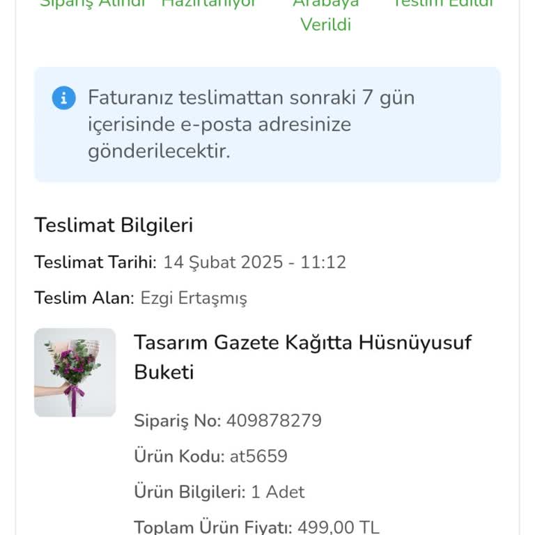 Teslim Edilmeyen Sipariş Ve İletişim Sorunu