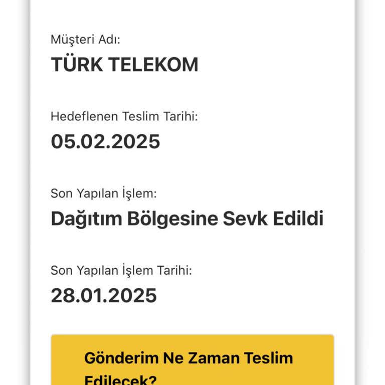 Türk Telekom'un Hızlı(!) Kuryesiyle Teslimat Sorunu