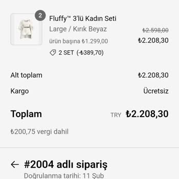 Eksik Ve Kalitesiz Ürün Teslimatı