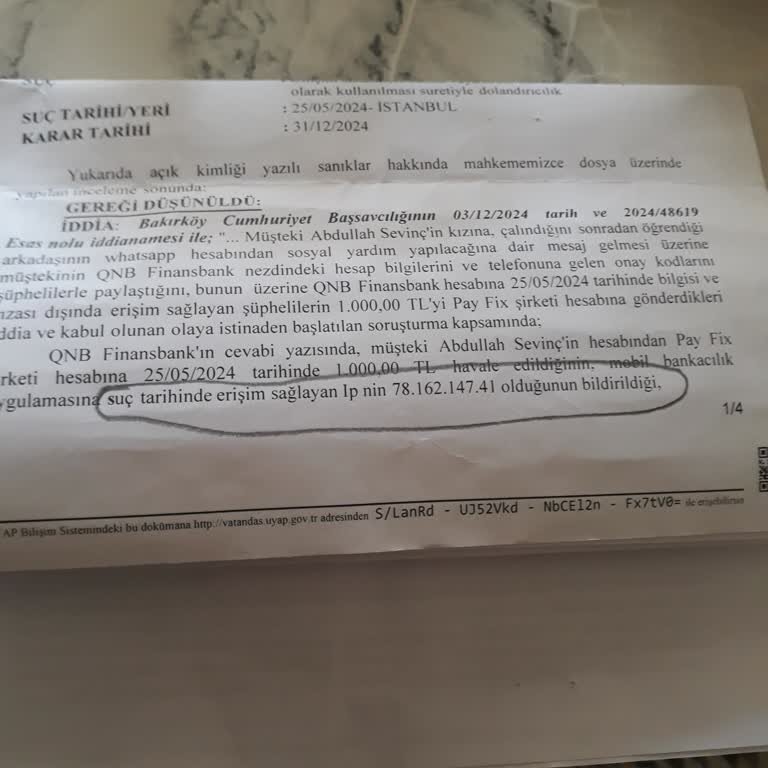 Bana Ait Olmayan Payfix Hesabı Ve Ulaşılamayan Destek