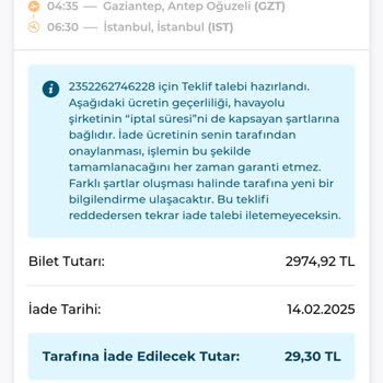 Yanlış Saat Seçimi Sonrası İade Sorunu