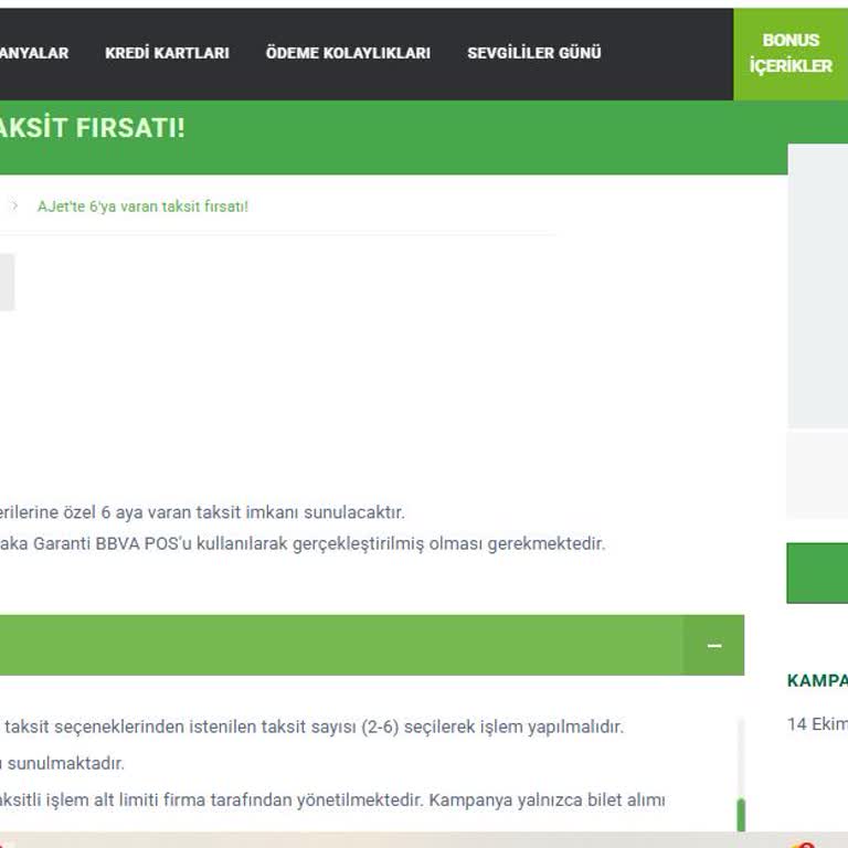 A Jet İle Taksitli Bilet Alımında Yaşanan Sorunlar