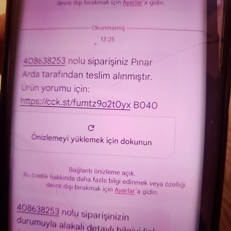 Yanlış Sipariş Mesajlarıyla Rahatsızlık