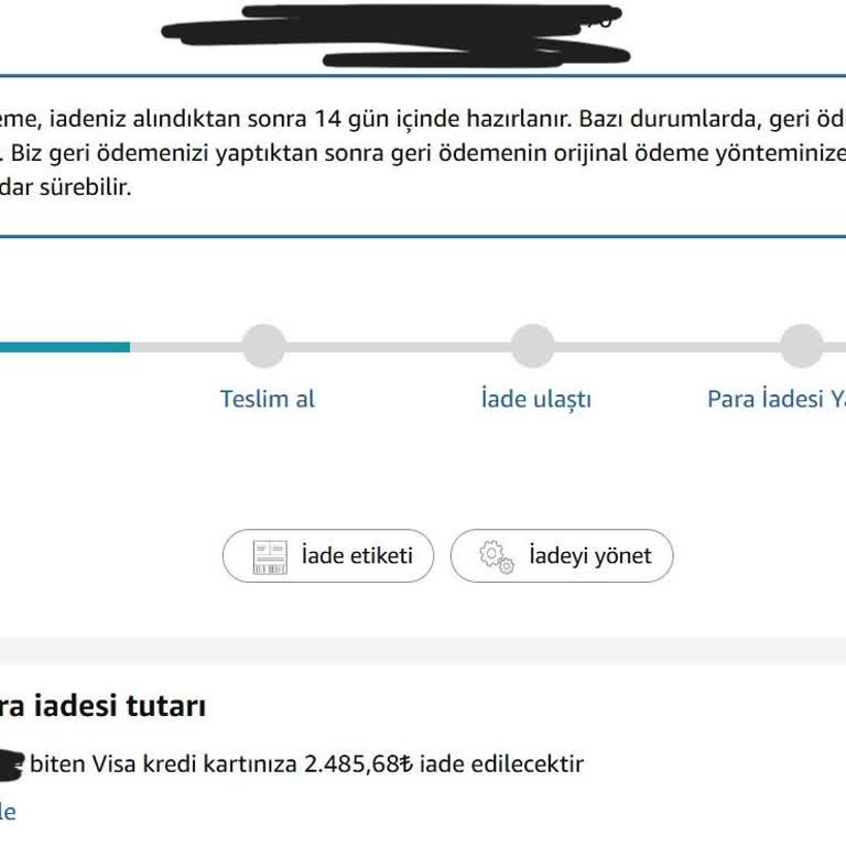 Amazon İade Sürecinde Kargo Karmaşası Ve Müşteri Mağduriyeti