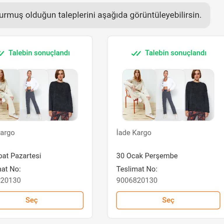 Trendyolmilla'dan İade Sürecinde Sorun Ve Geri Ödeme Beklentisi