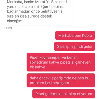 Pipetsiz Gelen Kahve Siparişi Mağduriyeti