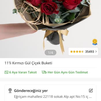 Hayal Kırıklığı Yaratan Çiçek Siparişi