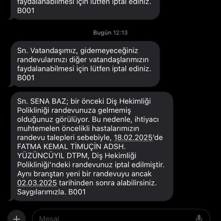 Doktor Grevi Nedeniyle Randevu Mağduriyeti