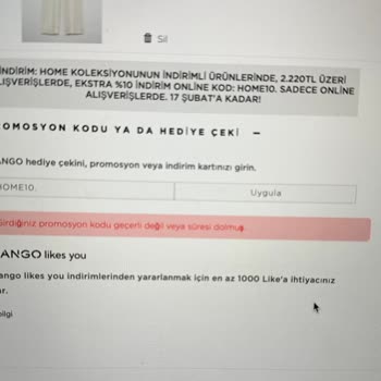 Mango Müşteri Hizmetleri Ve İndirim Kodu Sorunu