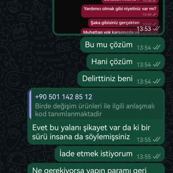 İade Sorunu Ve İlgisizlikle Karşılaşmak