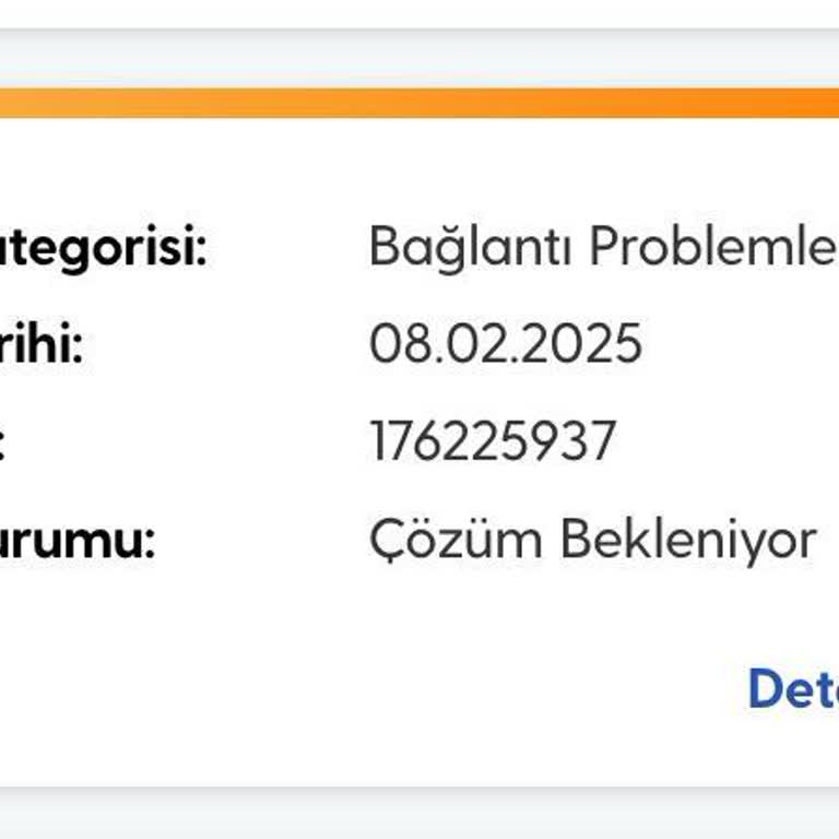 İnternet Bağlantı Sorunu Ve Yetersiz Müşteri Hizmetleri