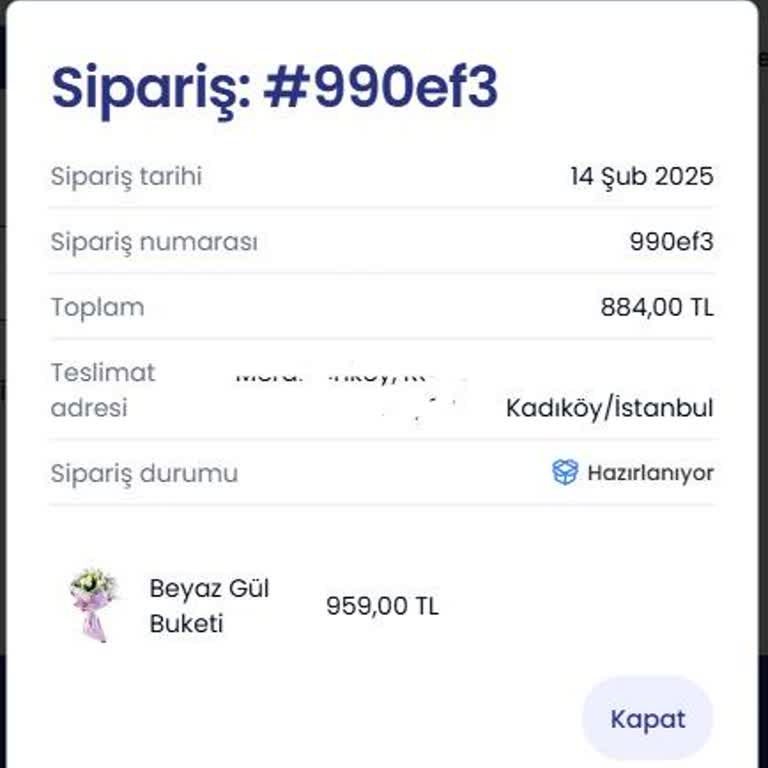 Siparişin Teslim Edilmemesi Ve Ulaşılmaz Müşteri Hizmeti