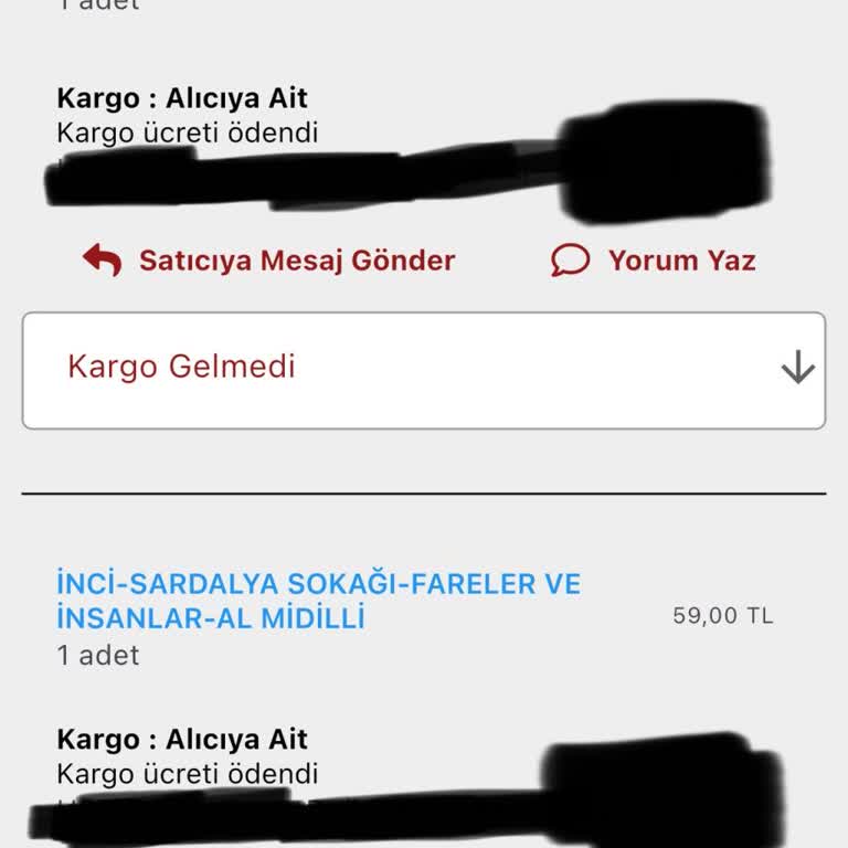 Yanlış Gönderilen Kitap Ve İade Sürecinde Yaşanan Sorunlar