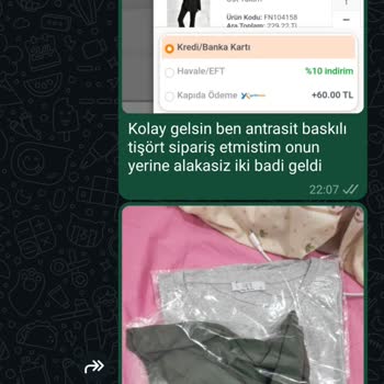 Yanlış Ürün Gönderimi Ve İade Sorunu