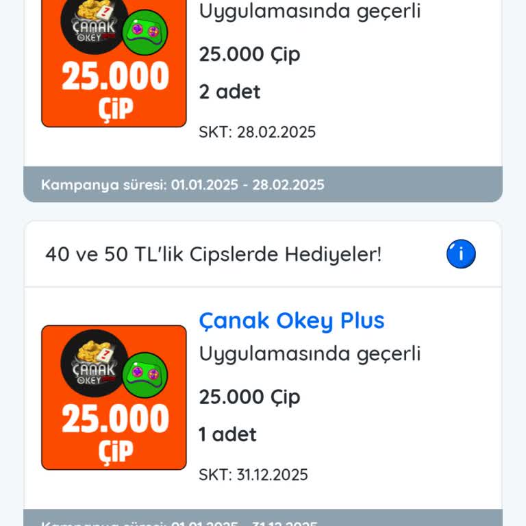 Çanak Okey Hediye Çipleri Yüklenmiyor