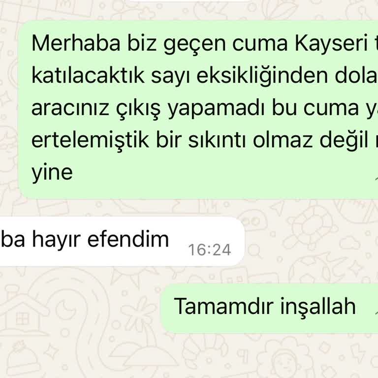 Erciyes Turu İptali Ve Müşteri Mağduriyeti