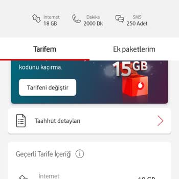 Vodafone Tarife Sözünde Durmuyor!