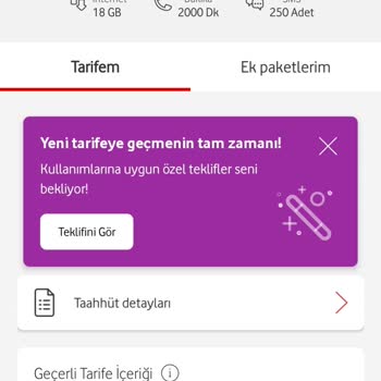 Vodafone Tarife Sözünde Durmuyor!