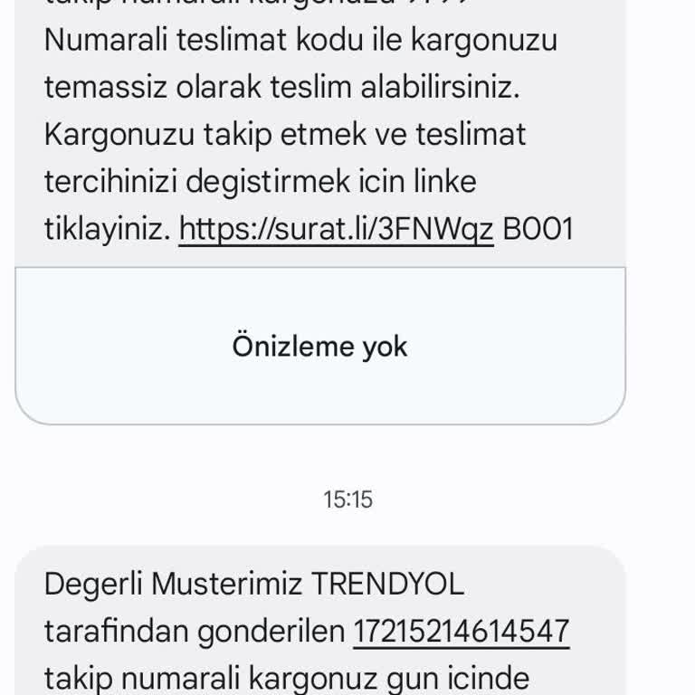 Sürat Kargo'nun Teslimat Sorunu