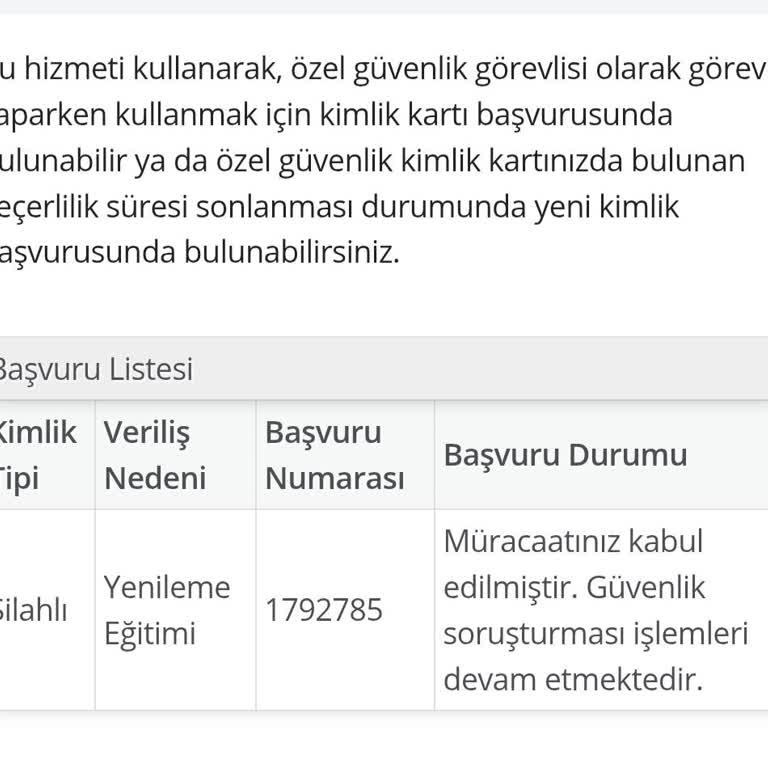 Emniyet Genel Müdürlüğü Geciken Güvenlik Kartı Teslimatı