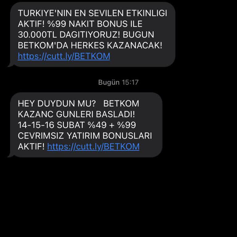 Betkom'dan Gelen Mesaj Sorunu Ve Çözüm Eksikliği