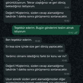 Kargo Firmasıyla Yaşanan Teslimat Sorunu Ve İletişim Eksikliği