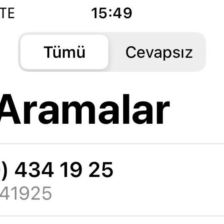 Bilinmeyen Arama Ve Şüpheli SMS Linki