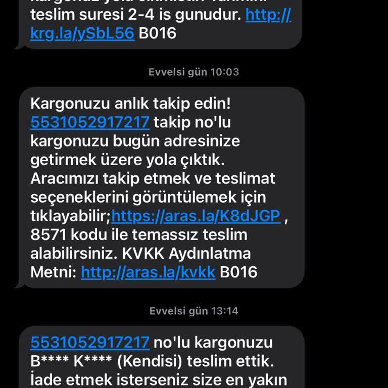 Teslim Edilmeyen Kargo Ve Ulaşılamayan Şube Sorunu