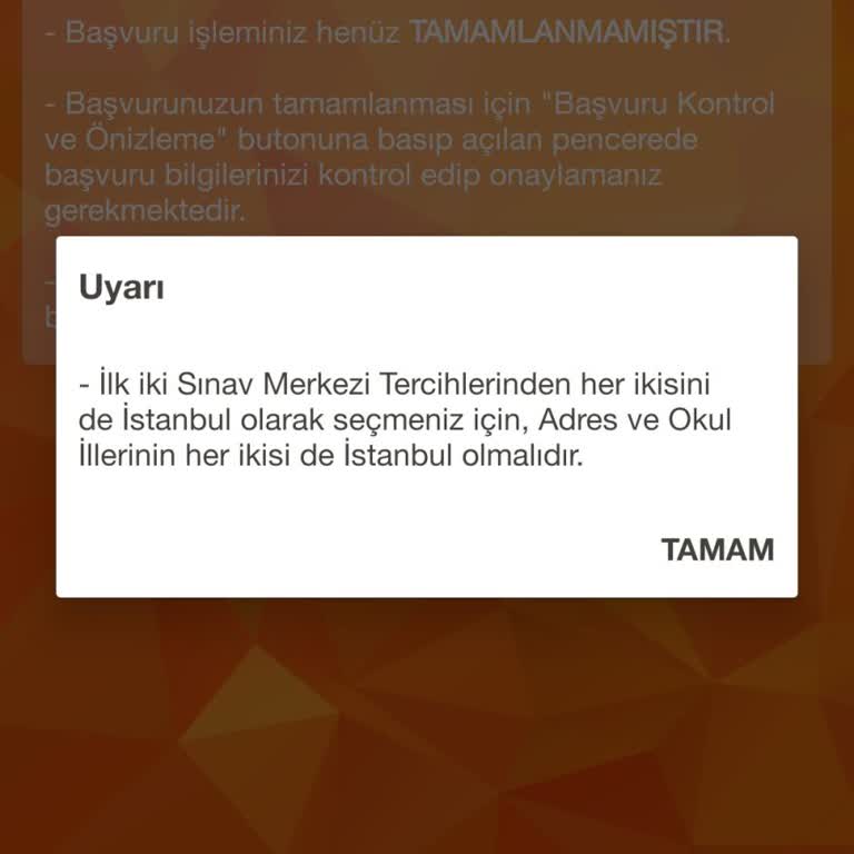 Başvuru Sürecinde Yaşanan İkametgah Sorunu