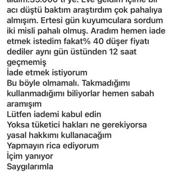 Altınbaş'tan Aldığım Ürünlerde İade Sorunu Ve Pişmanlık