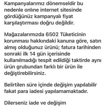 Altınbaş'tan Aldığım Ürünlerde İade Sorunu Ve Pişmanlık