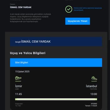 Bilet Tarihi Değişikliği Sorunu