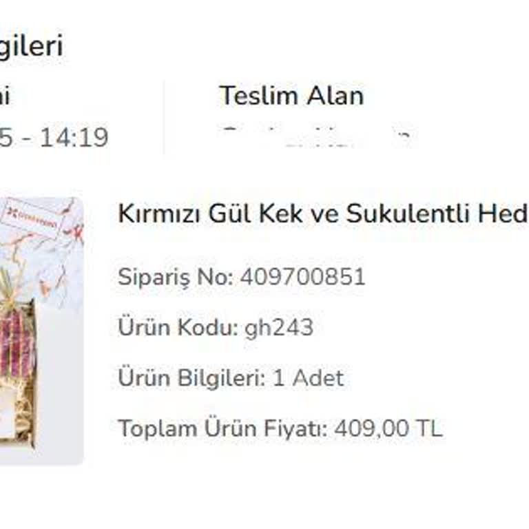 Çiçek Sepeti Teslim Edilmeyen Ürün Ve İletişim Sorunu