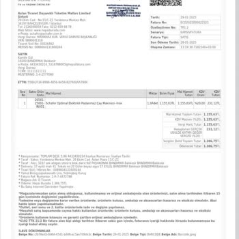 Elektrikli Çay Makinesinde Kablo Kokusu Ve İade Sorunu