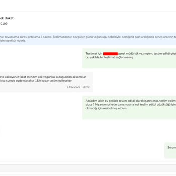 Yanlış Teslimat Ve Yetersiz İletişim Sorunu