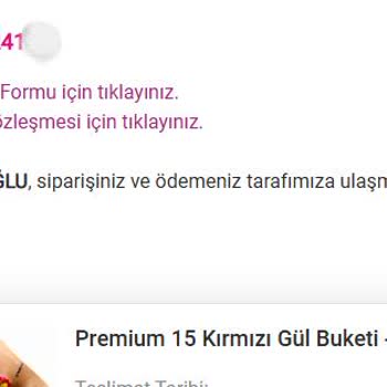 Çiçek Market'ten Alınan Ürün Zamanında Teslim Edilmedi