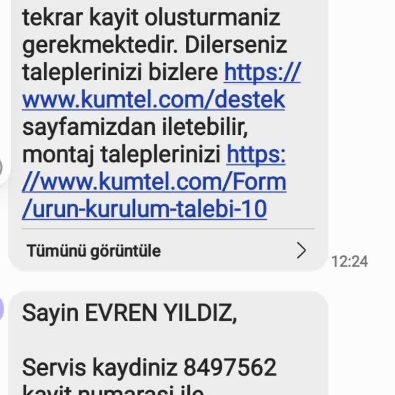 Kumtel Ankastre Set Servis Sorunu Ve Hayal Kırıklığı