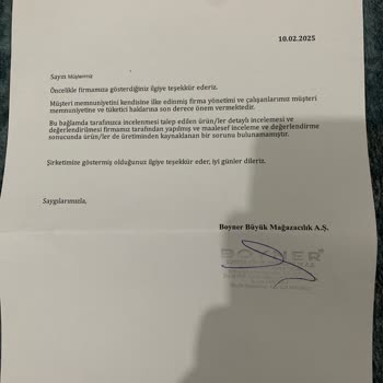 Boyner'den Alınan Botun Kalitesizliği Ve İlgisizlik