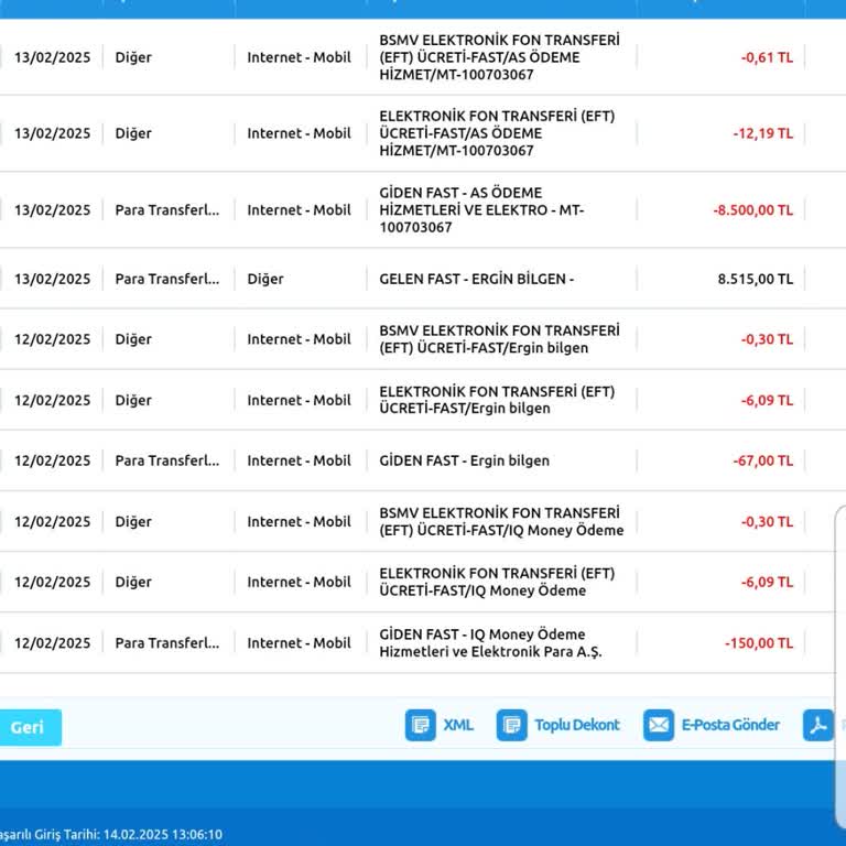 Hesaba Yansımayan Ödeme Ve Sürekli Bekletilme