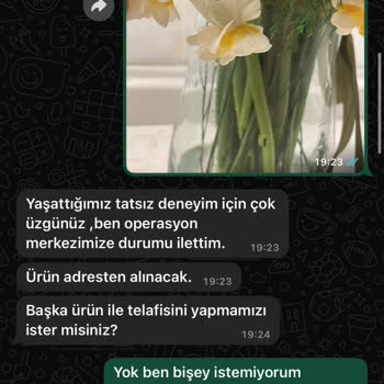 Solmuş Çiçekler Ve İade Sorunu: Güven Vermeyen Hizmet